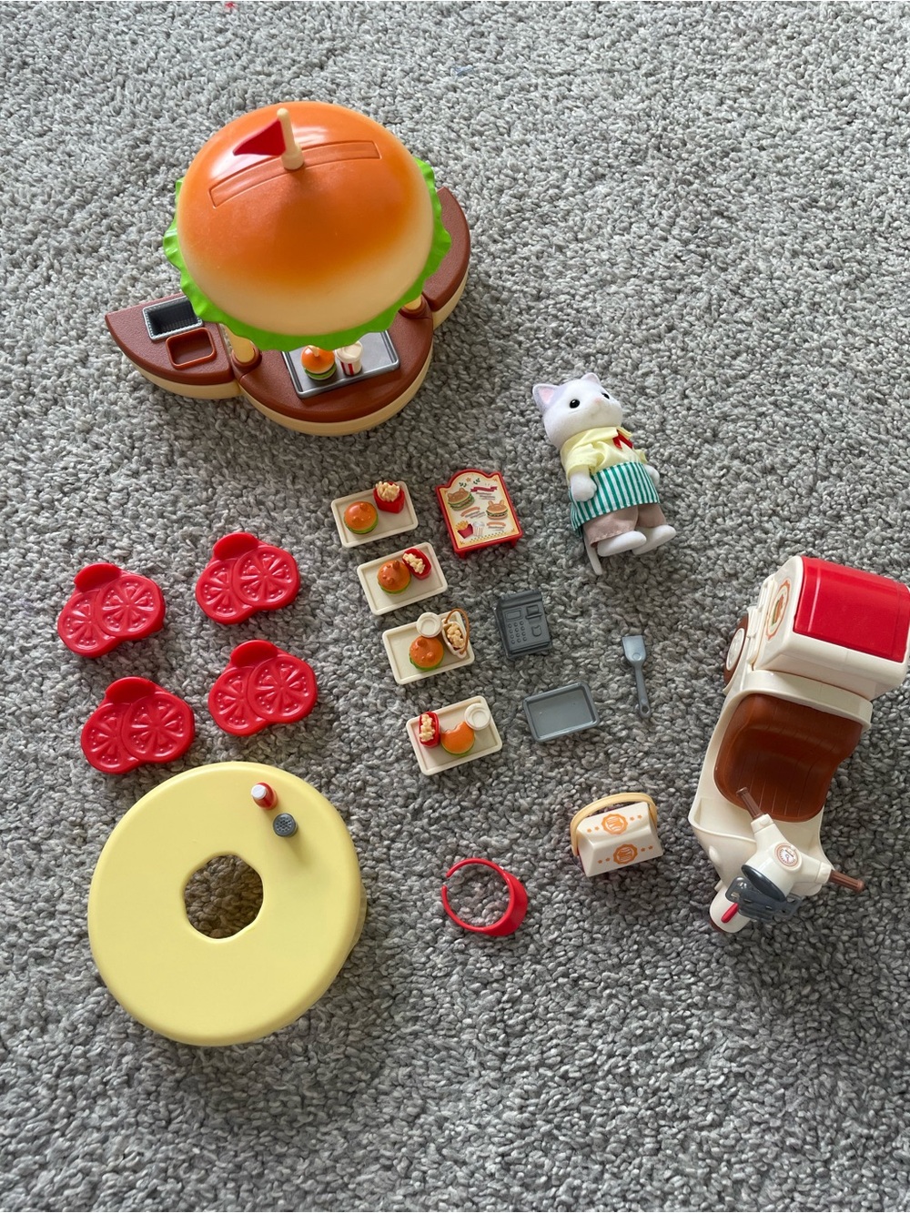 Calico Critters Hamburger Stand